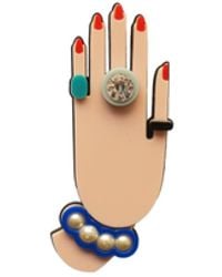 Gissa Bicalho - Handmade Acrylic Brooch Hand Rose - Lyst