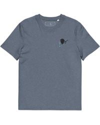 Anchor and Crew - Heather Artist Monkey Organic Cotton Embroidered T-Shirt - Lyst