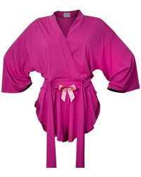 Loreen Label - Bamboo Wrap Top & Butterfly Shorts - Lyst