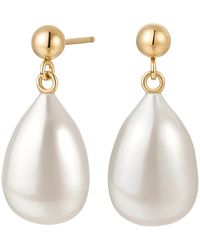 Katy Faye - Giulia Pearl Earrings - Lyst