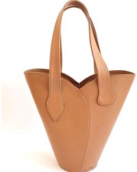 Tarea Studio - Neutrals Camel Oh Lala Tote Leather Bag - Lyst