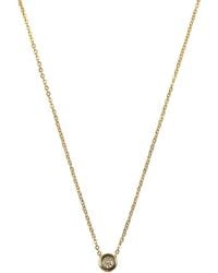 Miss Cecilia - The Solitaire Necklace - Lyst