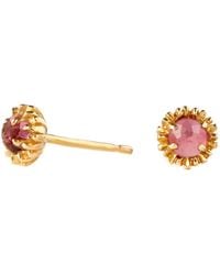 Lee Renee - Dahlia Bud Tourmaline Earrings – - Lyst