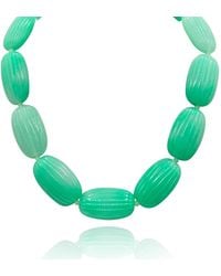 Michael Nash Jewelry - Renata Large Jade Resin Bead Choker - Lyst