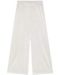 The Summer Edit - Lexi Sports Luxe Silk Trouser - Lyst