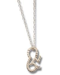 Claire Hill Designs - Brave Shorthand Charm Necklace - Lyst