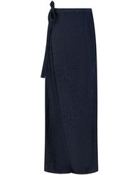 Clothes by Locker Room - Wrap-Front Wide-Leg Jeans - Lyst