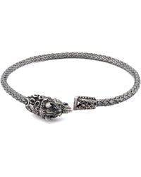 Ebru Jewelry - Wolf Fang Sterling Diamond Bracelet - Lyst
