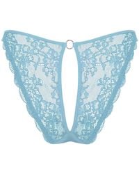 MONIQUE MORIN LINGERIE - Rush Bikini Ouvert Moonlit - Lyst
