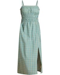 Known Supply - Tiered Checkered Dress - Lyst