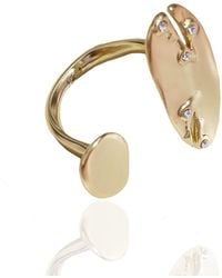 Rare Matters Jewelry - Organic Huggie Ring - Lyst