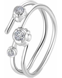 Retro Chic - Lily Of The Valley Ring - Lyst