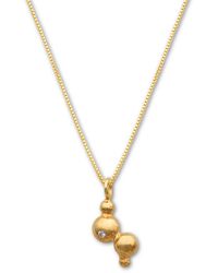 EVA REMENYI - Diamond Bubble Necklace 14K - Lyst