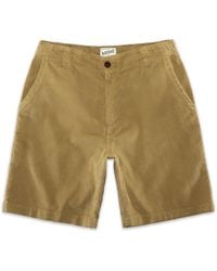 &SONS Trading Co - Neutrals Utah Cord Shorts Light Tan - Lyst