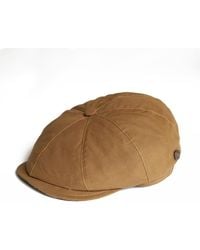 Dasmarca Hats - Josh Camel Italian Waterproof Newsboy Bakerboy Cap - Lyst