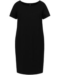 Conquista - Sack Style Punto Di Roma Short Sleeve Dress - Lyst