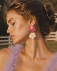 The Pink Reef - Double Orchid Drop - Lyst