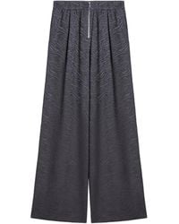 Nocturne - Anthracite Relaxed Straight-Leg Pants - Lyst