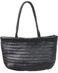 Rimini - Zigzag Woven Leather Handbag 'stefania' - Lyst