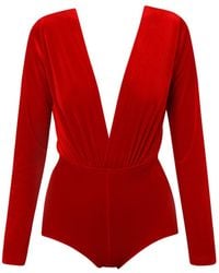 LIA ARAM - Velvet Micro Suit - Lyst
