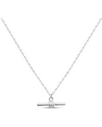 Clemence Wren - T-Bar Pendant Necklace - Lyst