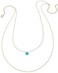 Heather Hawkins Jewelry - Tiny Gemstone Drape Necklace - Lyst