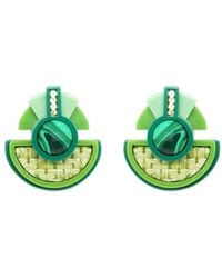 Gissa Bicalho - Acrylic Handmade Earring Jaci Pale - Lyst