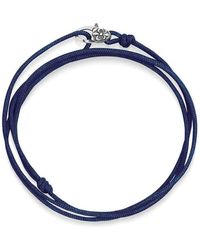Nialaya - Wrap-Around String Bracelet With Sterling Lock - Lyst