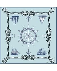 Ralufineart - Silk Neckerchief Nautical Chic - Lyst