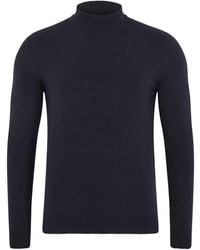 Paul James Knitwear - Lightweight Merino Cashmere Tristan Mock Turtle Neck Jumper - Lyst
