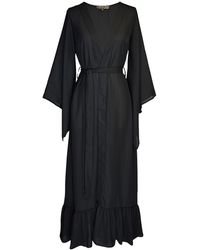 Jennafer Grace - Janys Scarf Sleeve Kimono - Lyst