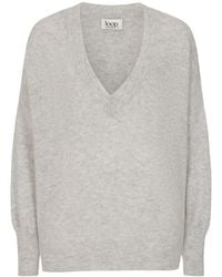 Loop Cashmere - Relaxed Lofty V Neck Sweater - Lyst