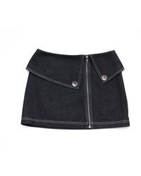 Belkys Studio - Jackie Mini Denim Skirt - Lyst