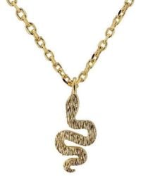 Bermuda Watch Company - Annie Apple Rio Sterling Silver, Gold Vermeil Winding Snake Pendant Charm Necklace - Lyst