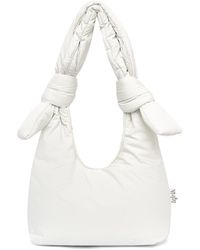 Lefrik - Biwa Puffy Mini Bag Ice - Lyst