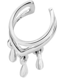 Lucy Quartermaine - Solid Sterling Tri Drop Cuff - Lyst