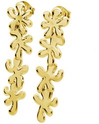 Lucy Quartermaine - Four Drop Splash Earrings - Lyst
