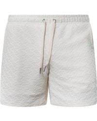 IVY SWIMWEAR - Neutrals Miles Textured Short Cream Neutrals - Lyst