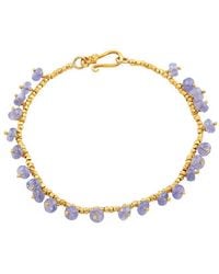 Opium Jewels - Tanzanite Drops Garland Bracelet - Lyst