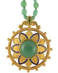 Emma Chapman Jewels - Bali Chrysoprase Statement Pendant - Lyst