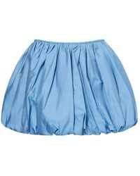 Amy Lynn - Claudia Chambray Ultra Puffball Mini Skirt - Lyst