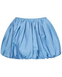 Amy Lynn - Claudia Chambray Ultra Puffball Mini Skirt - Lyst