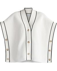 Paisie - Button Details Kimono Ribbed Cardigan - Lyst