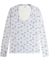Cloud Haven - Long Sleeve Scoop Neck Tee - Lyst