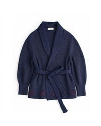 Ren Cordeza - Hand Embroidered Knit Cardigan - Lyst