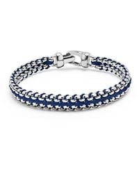 Nialaya - Woven Box Chain Bracelet - Lyst