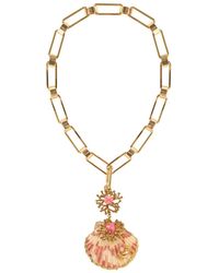 Pats Jewelry - Scallop Necklace - Lyst