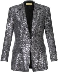 AGGI by HALEWSKI - Luna Diamond Sequin Blazer - Lyst