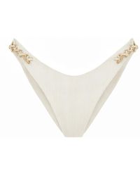 Belletage Swimwear - The Marina Lace Up Bikini Bottom - Lyst