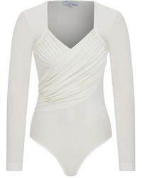 Maan Istanbul - Folds Detail Bodysuit - Lyst